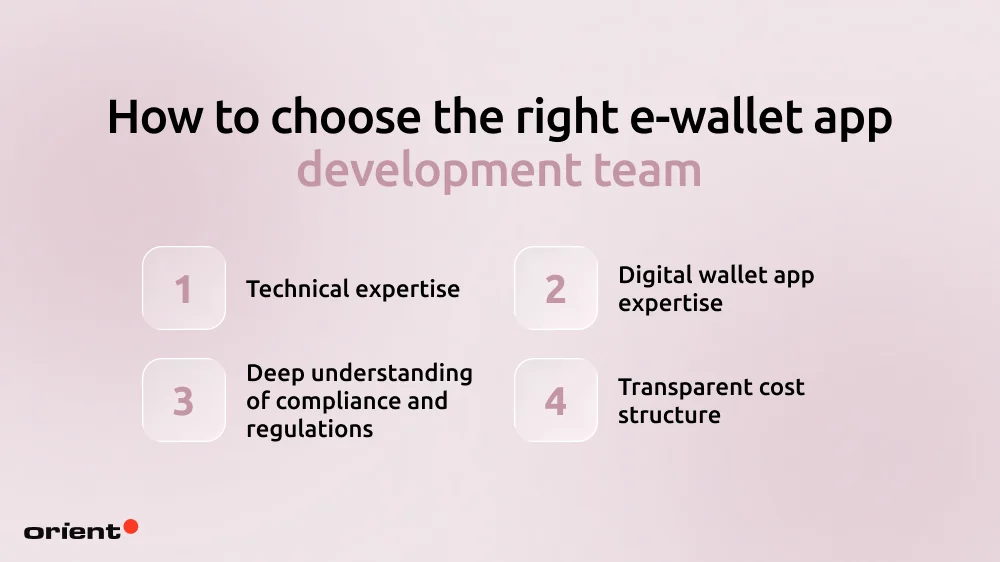How to choose the right e-wallet app development team