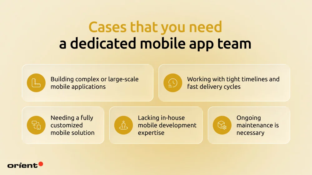 Do you need a dedicated mobile app team?
