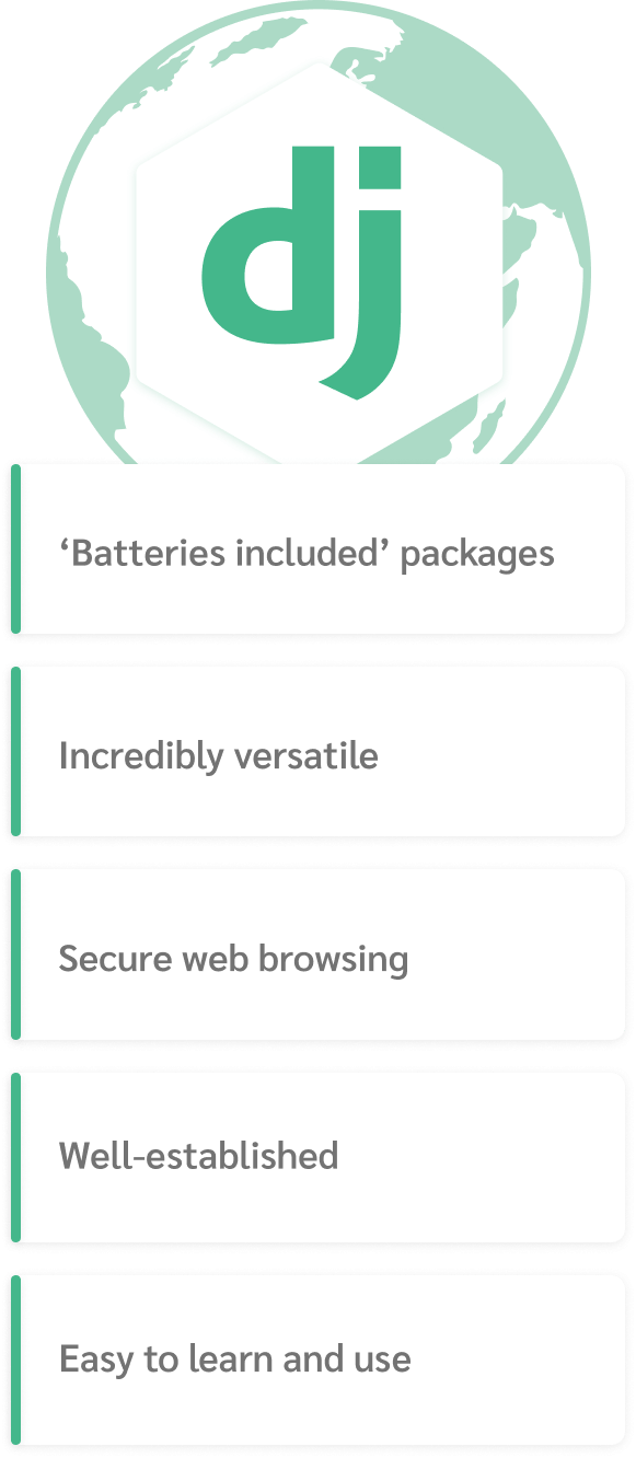 Unique features of Django