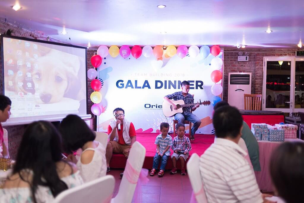 The stage of Gala Dinner
