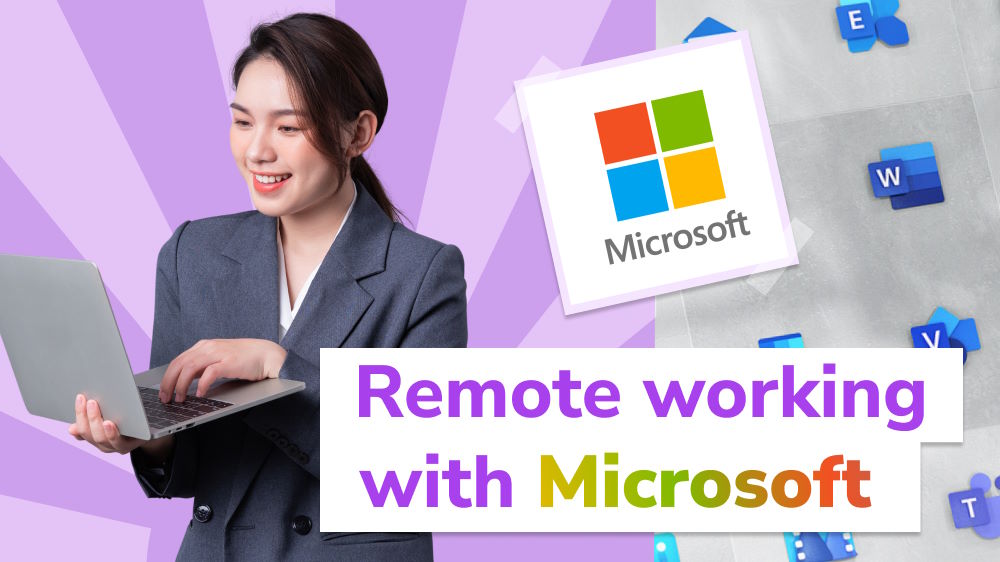 Remote working with Microsoft banner related post