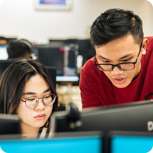 We combine the best humans with AI-powered techs